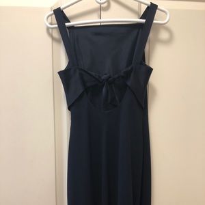 Laundry, floor length elegant, bias-cut gown.